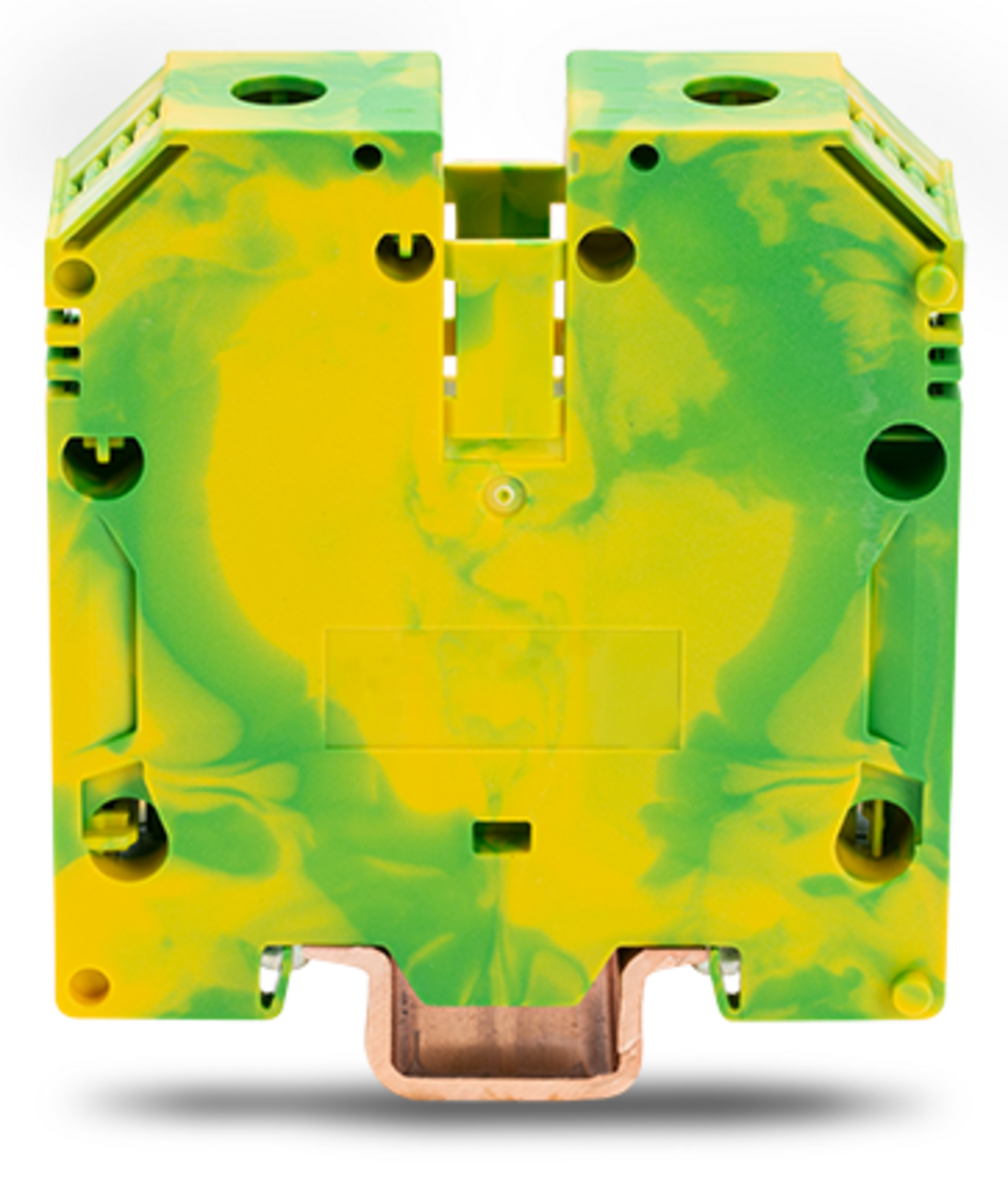 2-conductor ground terminal block; 70 mm; SCREW CLAMP CONNECTION; 70,00 mm; green-yellow