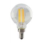 4.5 Watt G16.5 LED Lamp - Clear Candelabra Base 3000K 350 Lumens 120 Volts
