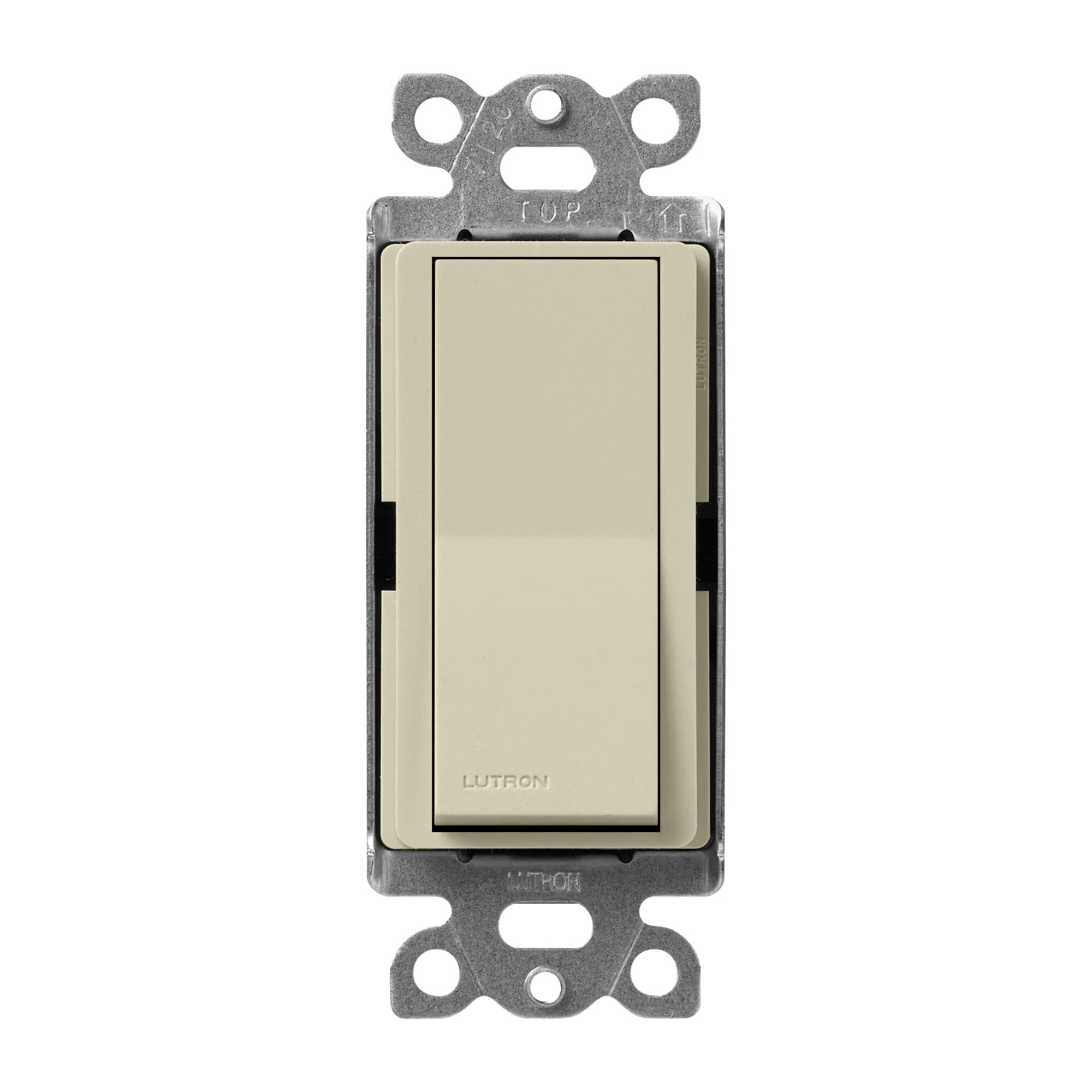 SC-1PS-CY Claro On/Off Rocker Switch, 1 Pole, 15 Amp, Satin, Clay