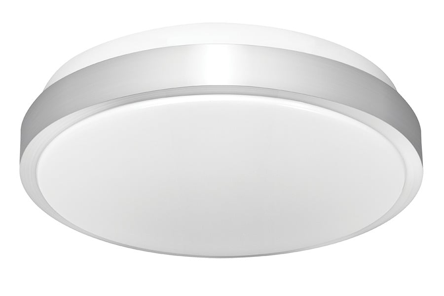 Skeet Xl 16 inch 20W, LED 3, 5000k, 120V Triac, Dimmable with round Deco Ring, White