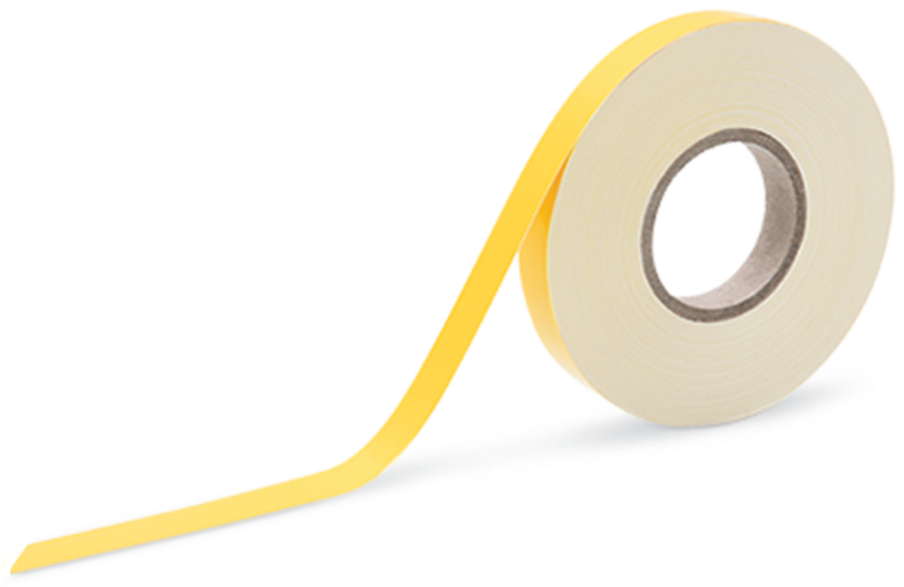 Marking strips; for Smart Printer; on reel; not stretchable; plain; yellow