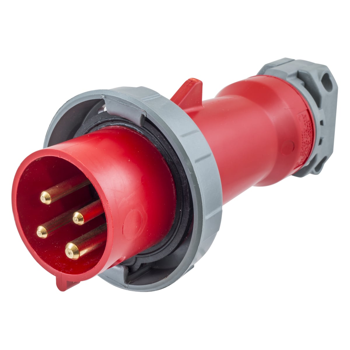 Heavy Duty Products, IEC Pin and Sleeve, Plug, Switched, 60A 3-Phase 480V AC, 3-Pole 4-Wire, NEMA 4X/IP 69K