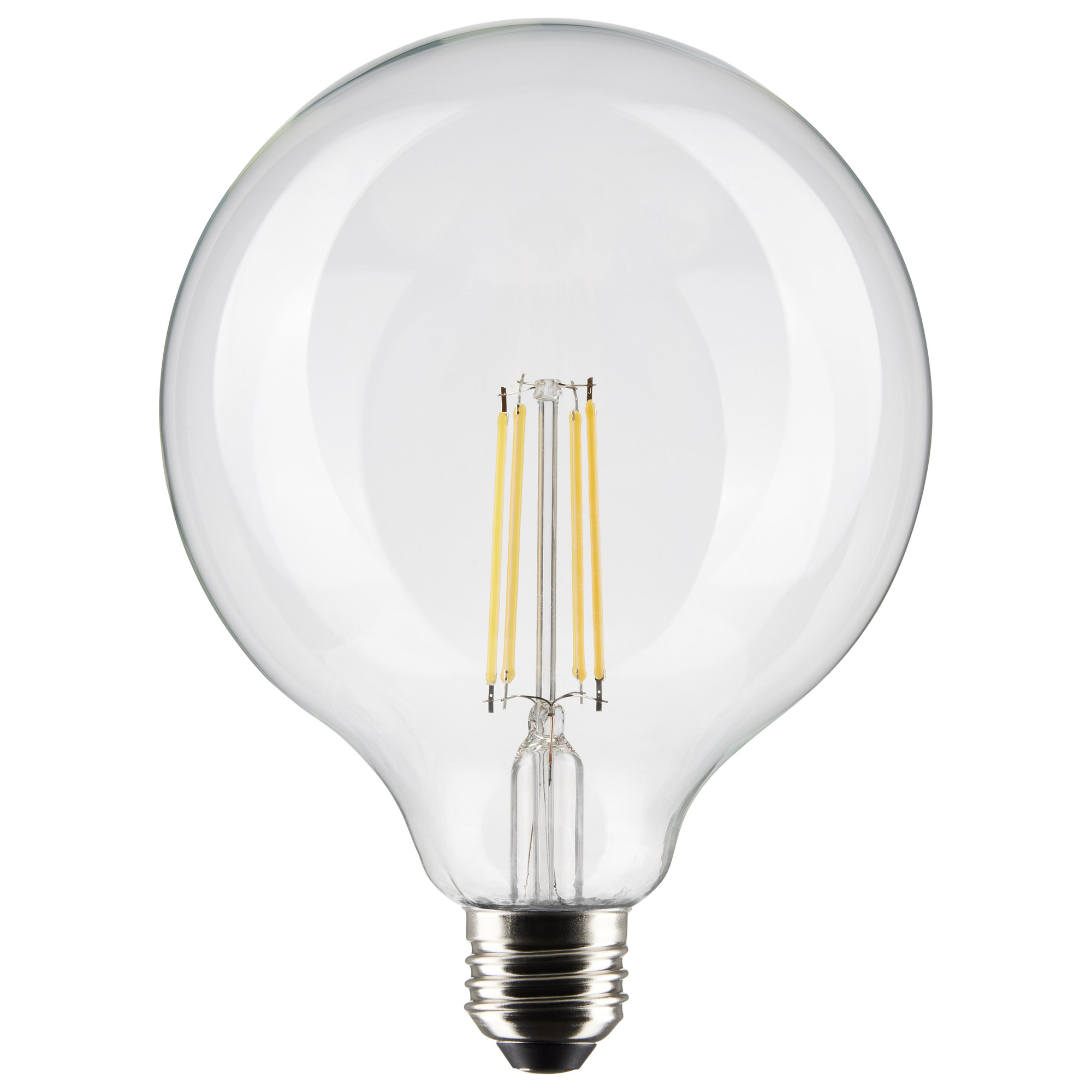 8 Watt G40 LED Lamp - Clear - Medium Base - 90 CRI - 3000K - 120 Volts