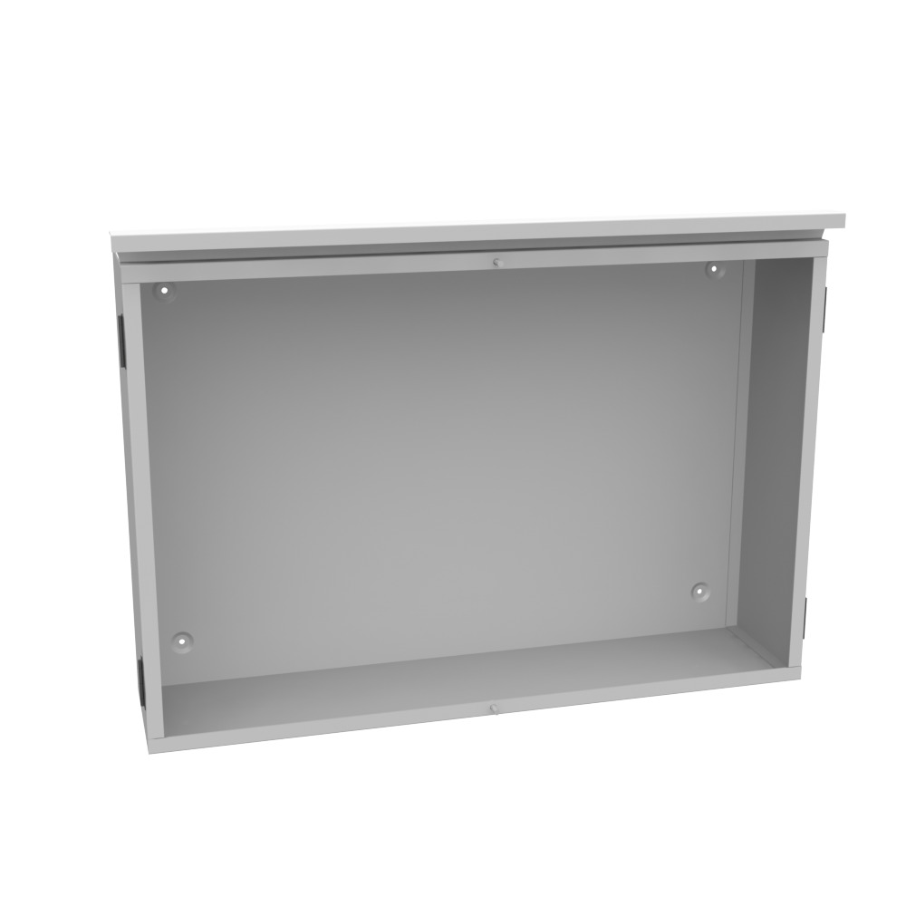 44x10x30 Hinge Cover Type 3R UL Listed Steel No Knockouts ANSI 61 Gray Padlocking Hasp Stainless Steel Wing Nuts Special Drip Shield