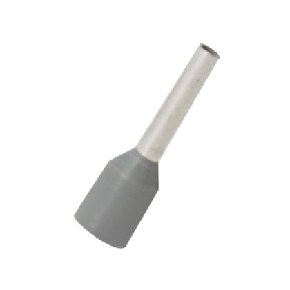 Ferrule, Expanded Gray Sleeve, #18 AWG (