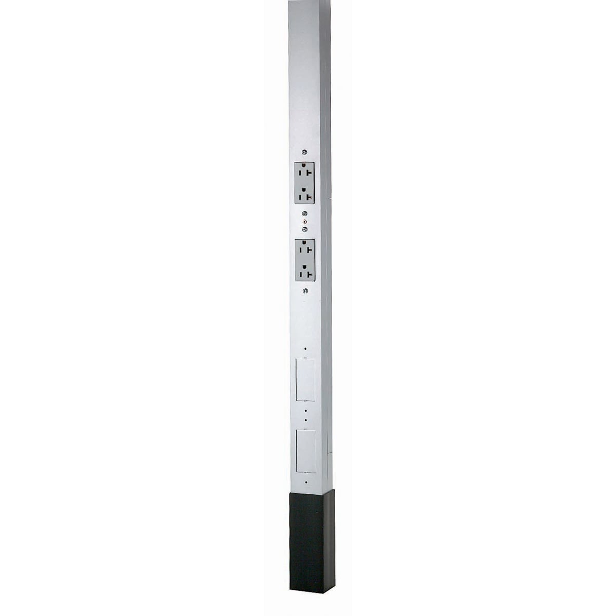 Service Pole, 10'2", 2 Duplex, Aluminum