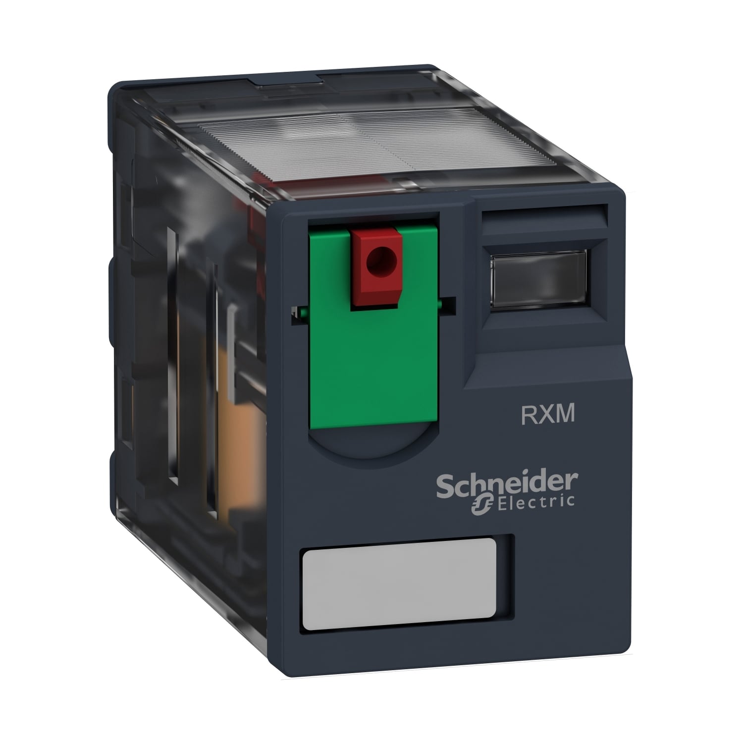 miniature plug in relay, Harmony Electromechanical Relays, 12A, 2CO, lockable test but to n, 24V AC