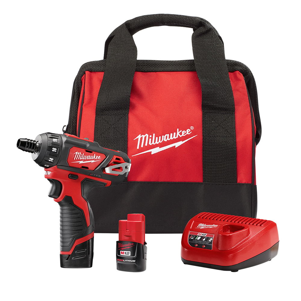 M12 1/4 in. Hex 2 Speed Screwdriver Kit