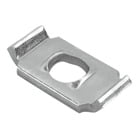 Steel Square Washer with SilverGalv finish. For use with 3/8 inch  or 1/2 inch  hanger rod.
