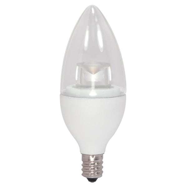 Candle LED Light, Designation: 4.5W Torpedo LED - Candelabra Base - 3000K - 120V