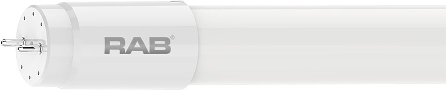 T8 LED Glass 4Ft Type B 15W, 4000k, 1800Lm , Single end