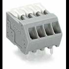 PCB terminal block; Locking slides; 0.5 mm; Pin spacing 2.5 mm; 7-pole; CAGE CLAMP; 0,50 mm; gray
