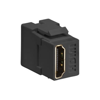 Feed Through, QuickPort HDMI Connector, Black