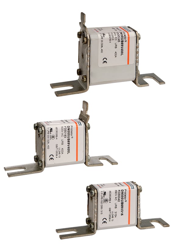 High-Speed Fuse NH 000 aR 690VAC 200A DIN 80 Blades