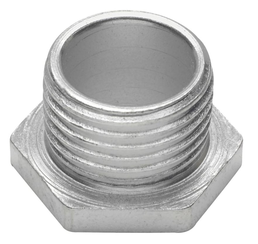 60 Non-Insulated Threaded NPSM Conduit Bushed Nipple, 5 in, For Use With Rigid/IMC Conduit, Malleable Iron