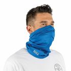 Neck and Face Cooling Band, Blue, This cooling band is designed using super evaporative performance knit fabric
