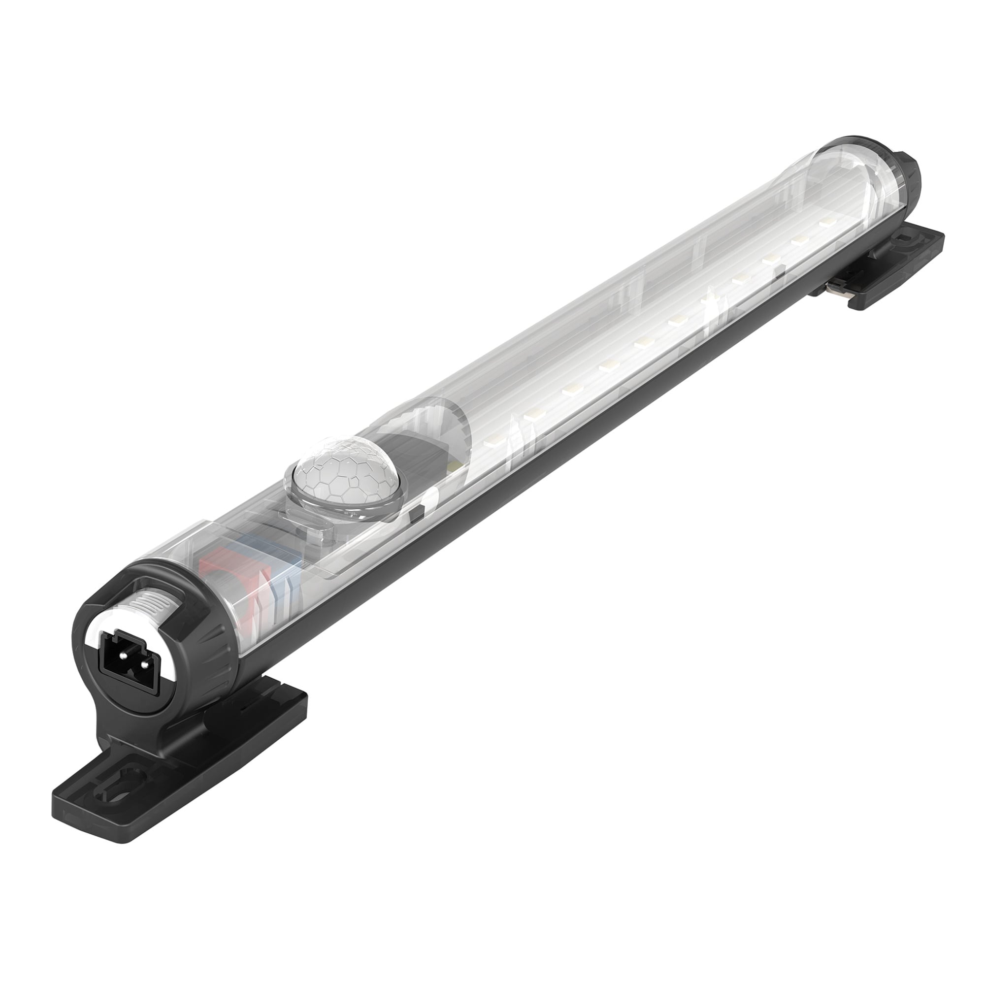 Compact LED Light, CEL, 396x33x40mm, Black, Plastic, Motion