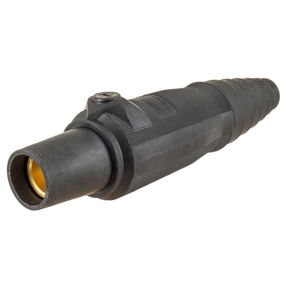Heavy Duty Products, Single Pole Devices, Industrial Grade, Female, Plug, 400A 600V AC/DC, Single Conductor, Double Set Screws, Black