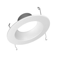 DCR56 Series 5/6 in. 800 Lumen LED Recessed Downlight Retrofit Light Fixture in White, 4000K