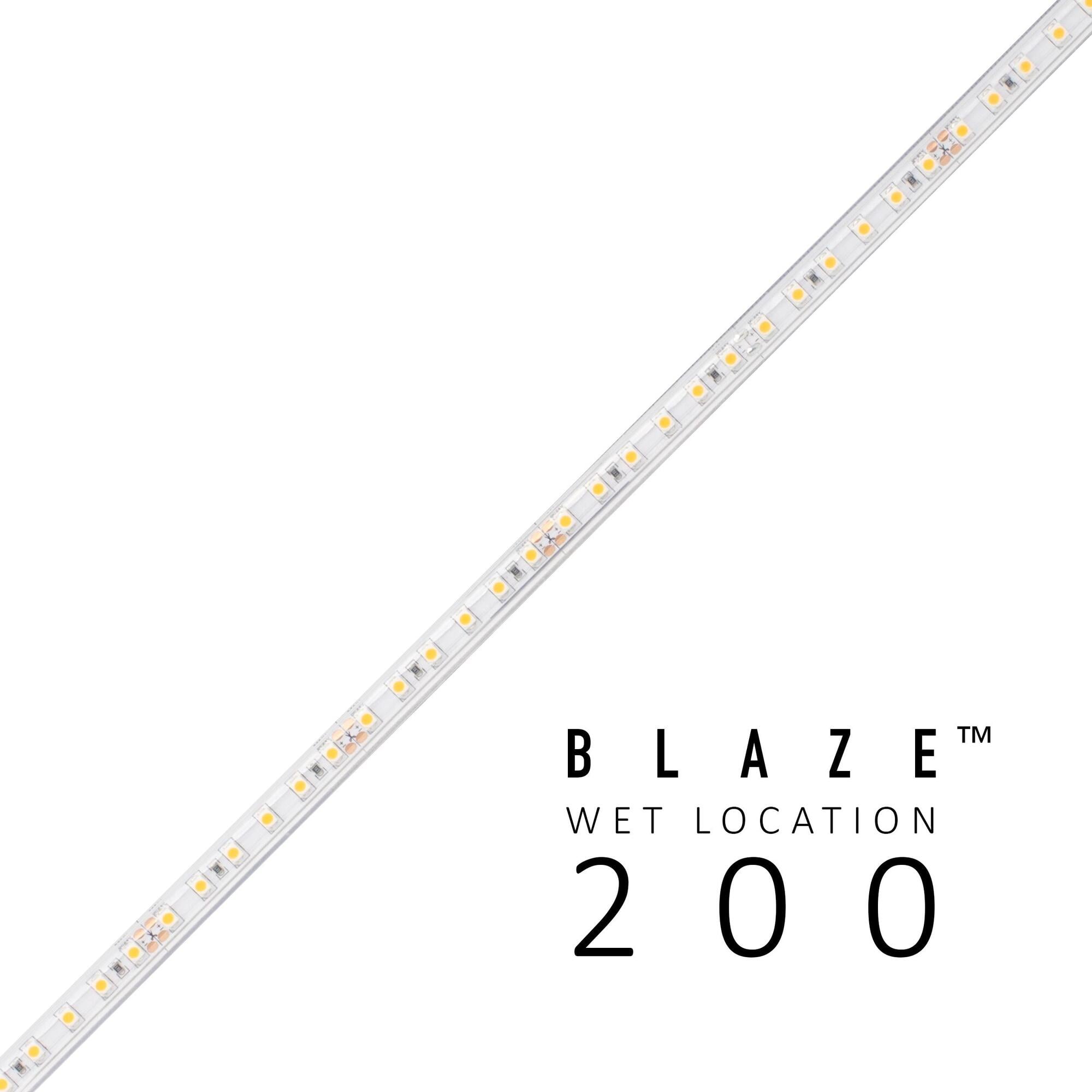 BLAZE 200 Wet Location Strip Light, 12V, 3000K, 100 ft. Spool