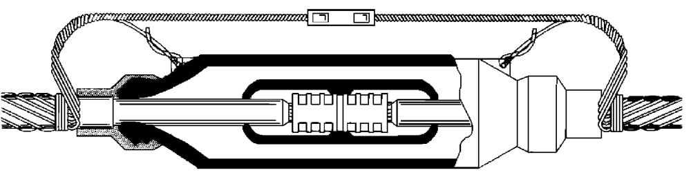 3M(TM) Molded Rubber Splice 5408-CI-750, 750 kcmil, Cable Insulation O.D. 1.320-1.520 in, 1 per case