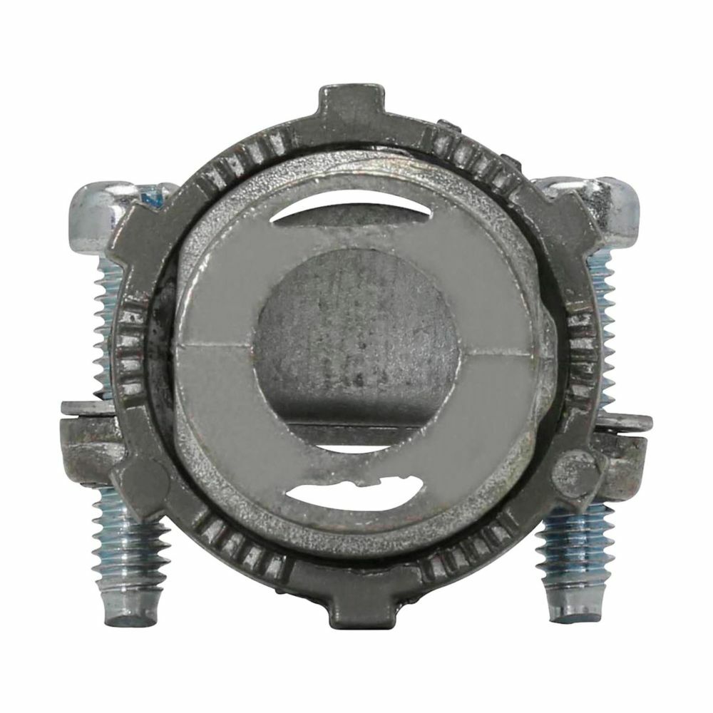 Eaton Crouse-Hinds series AC/MC set screw type connector, AC/MC, Zinc die cast, 3/8"