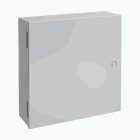 Medium Hinged-Cover Type 1, 36.00x24.00x6.62, Gray, Steel