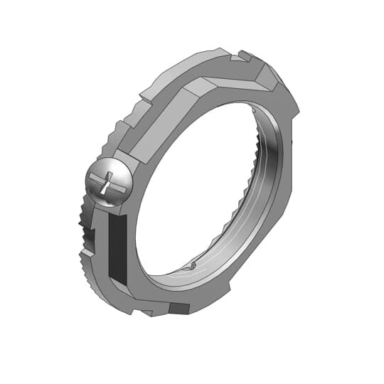 3/4 Inch Aluminum, Grounding and Bonding Locknut for Use with Rigid/IMC Conduit