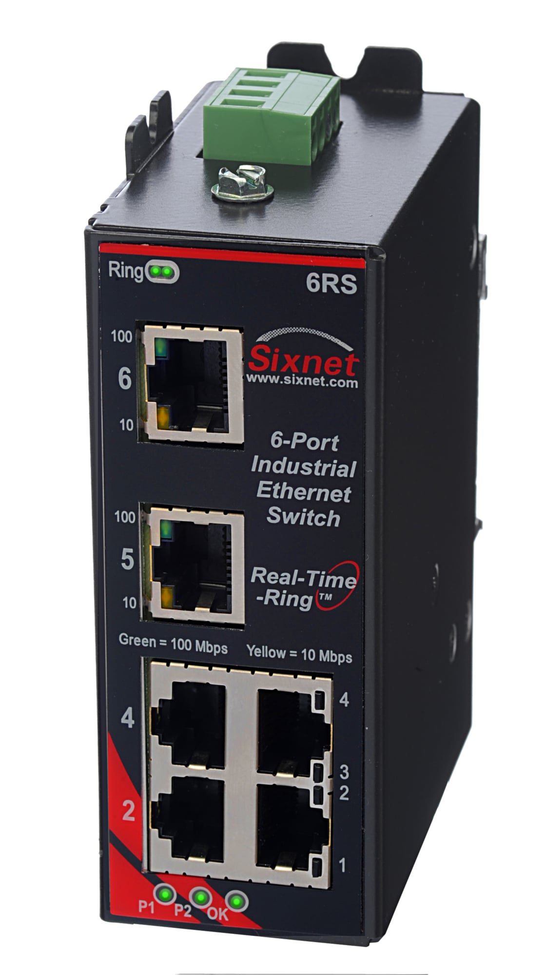 SLX-6RS Industrial Ethernet Ring Switch with Monitoring?