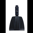Decorative 388 Lumens Gooseneck 13W 24 Inches Arm Angled Cone Shade 15 Inches Black