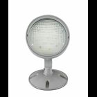1 - 1W single remote LED Lamp Head, outdoor, grey