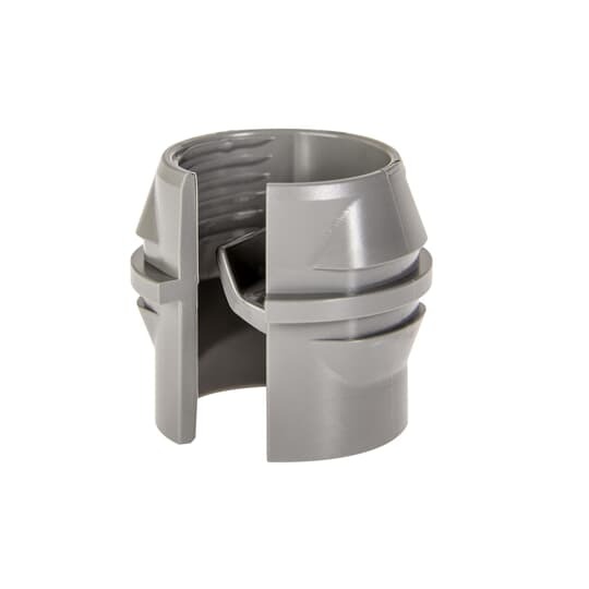 Snap-In Fitting, Trade Size 1/2 Inch, Clamping Range 0.21-0.42 Inch, Color Gray, Material PPO, Suggested Application 14/2-12/2-10/2-14/3-12/3-10/3, 2 cables: 2x14/2-2x12/2-1x14/2-1x12/2, Jar of 50 Fittings