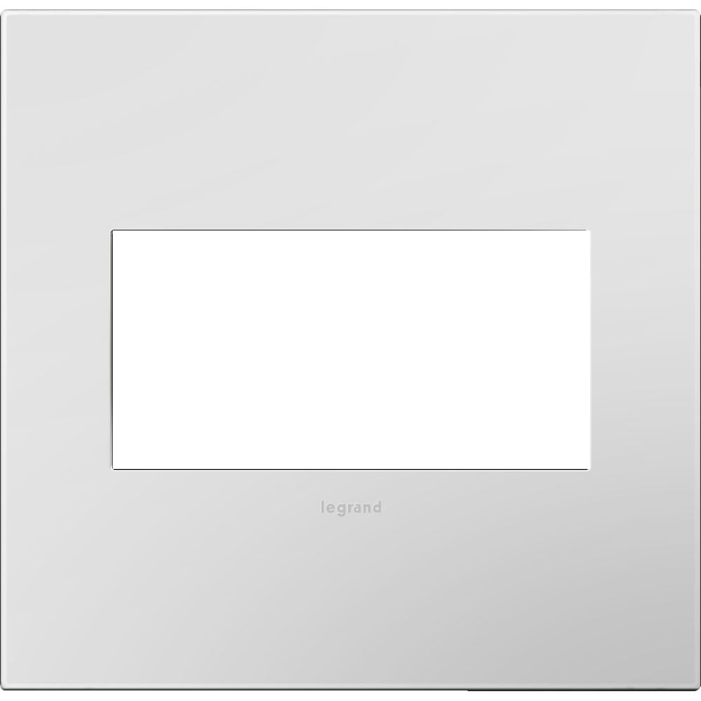 adorne 2Gang Powder White Wall Plate