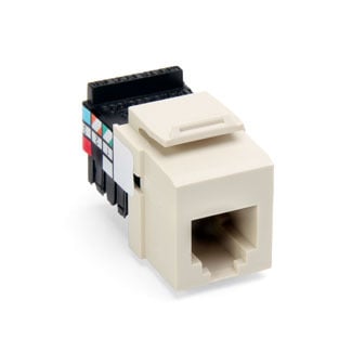 Voice Grade QuickPort Connector, Light Almond