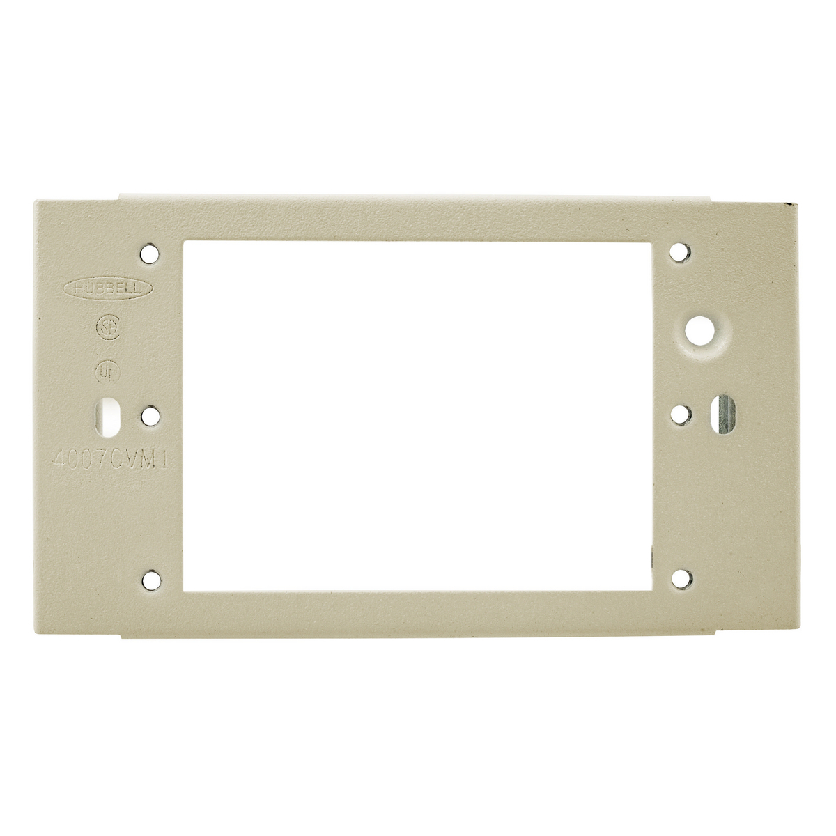 Metal Raceway Plate, 1-Gang, Vertical Mount , HBL4750 Series