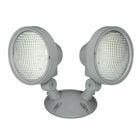 2 - 1W dual remote LED lamp head, outdoor, grey