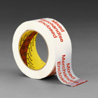 Scotch(R) Printed Message Box Sealing Tape 3775 White, 48 mm x 100 m, 36 per case bulk