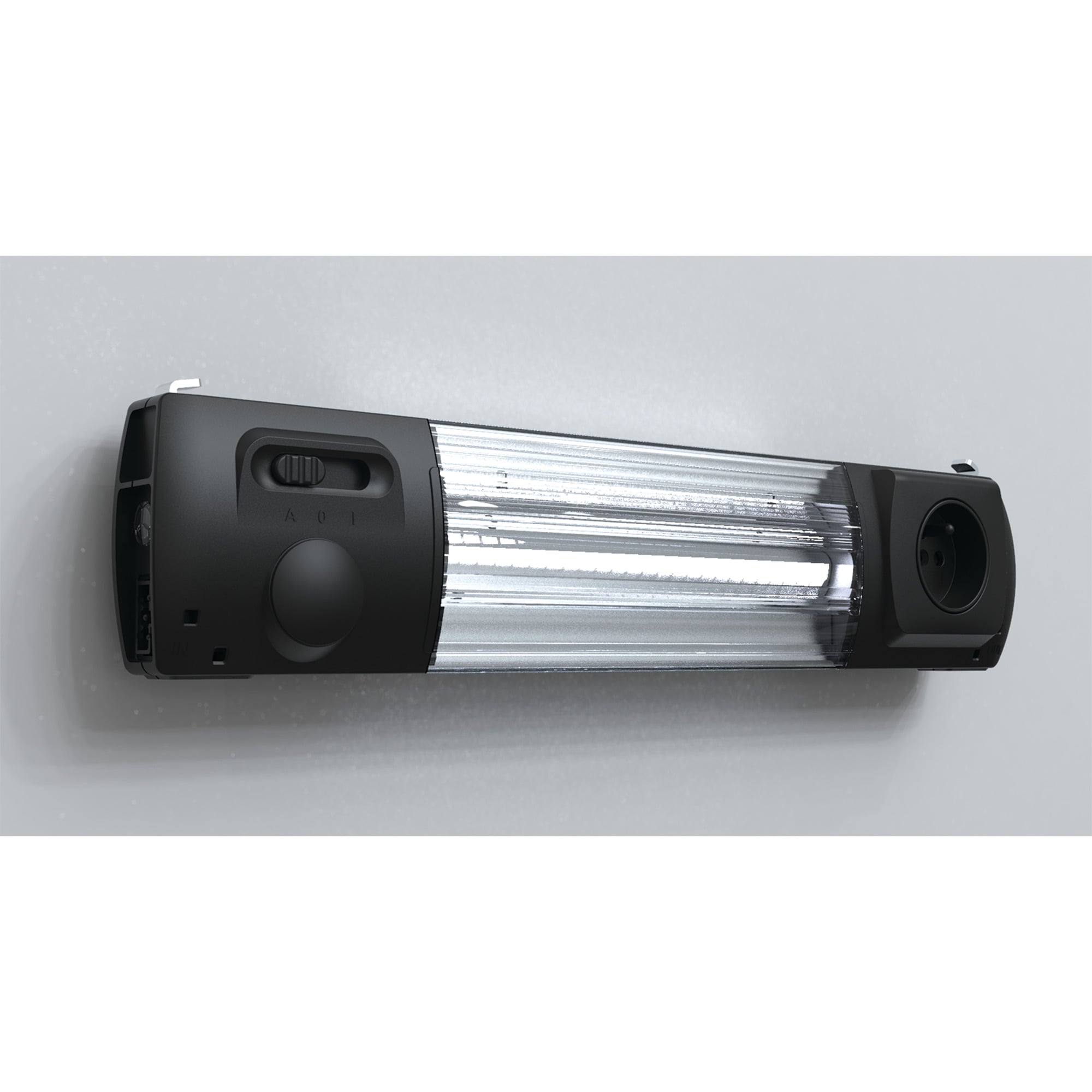 EL LED Enclosure Light With Socket, 1200 lm, 100-125 VAC