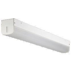 LED Strip Light, 4000K, 2ft, 22W, 120 347V, White