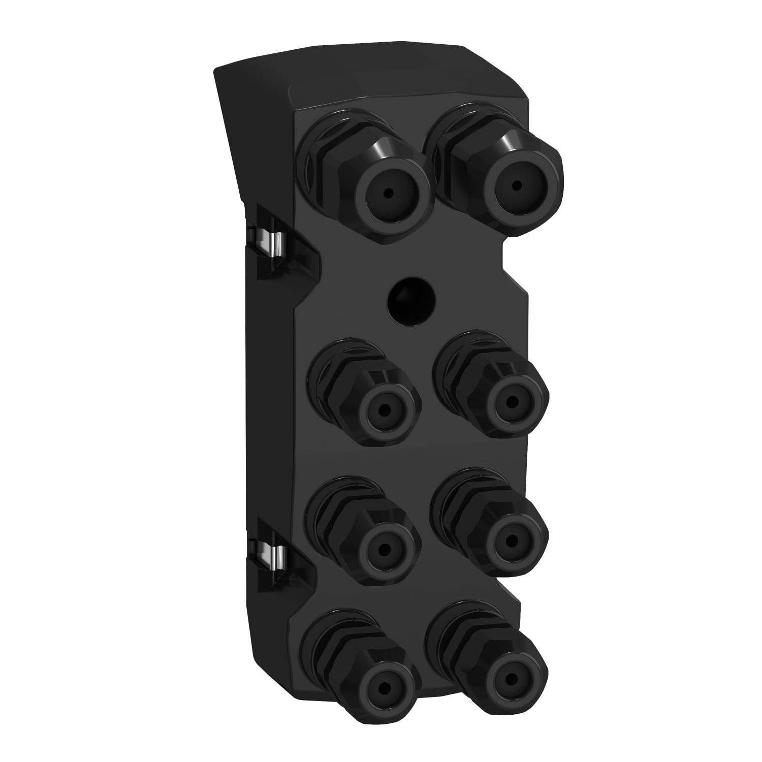 Connector module, Lexium 32i, connection with terminals, CANopen, 4DI sink/source, 2DO, STO