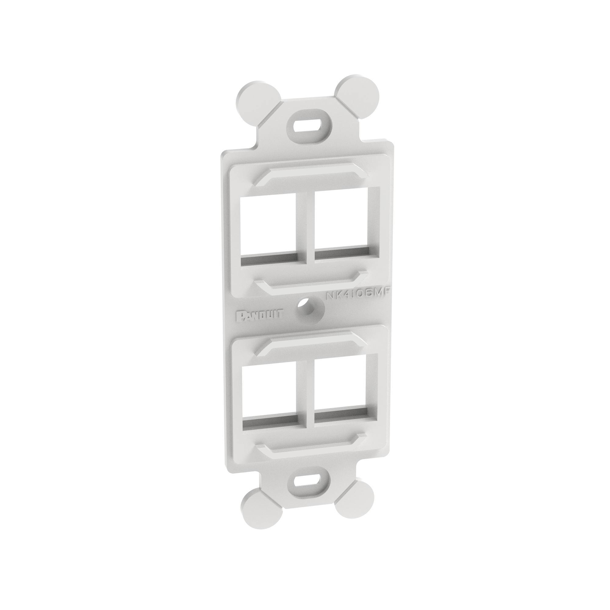 NK 4-port screw mount 106 duplex module 