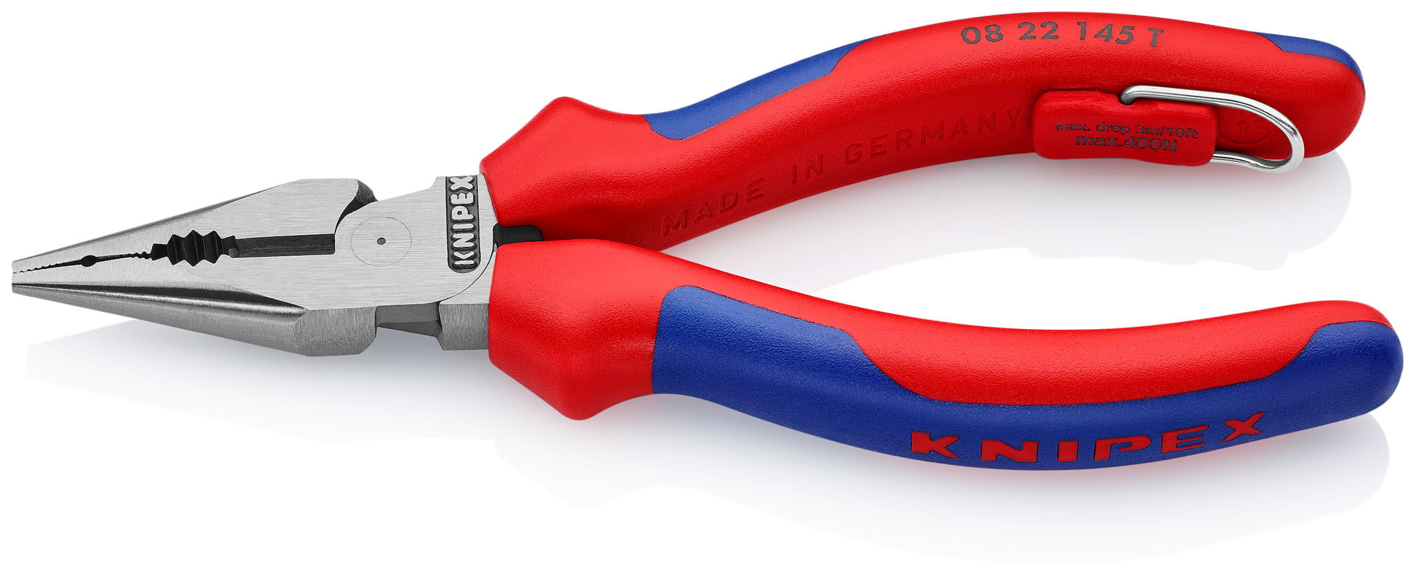 Needle-Nose Combination Pliers-Tethered Attachment, 5 3/4 in., Multi-Component