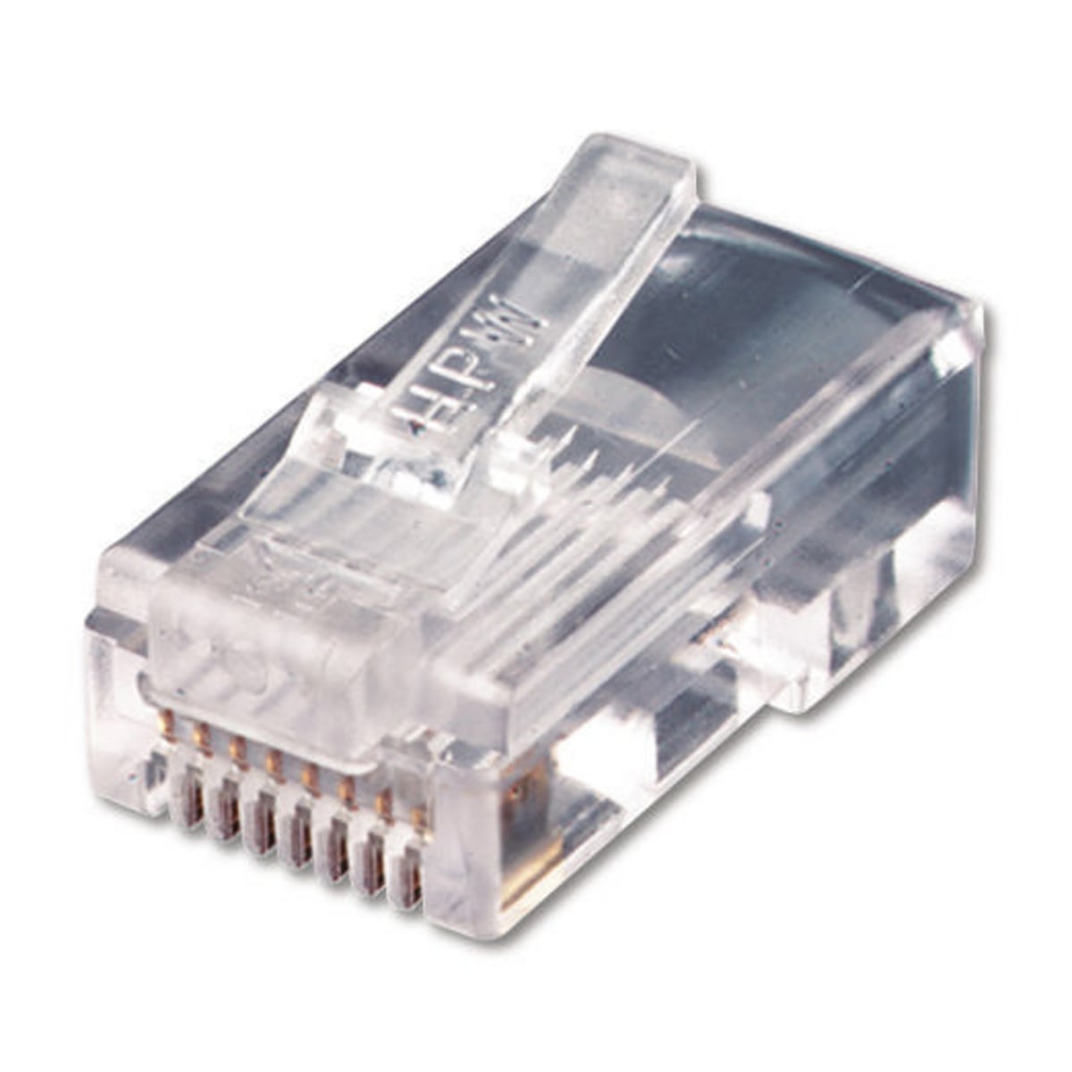 Modular Plug, 8-Position 8-Contact, Shielded Body, 25 Pack