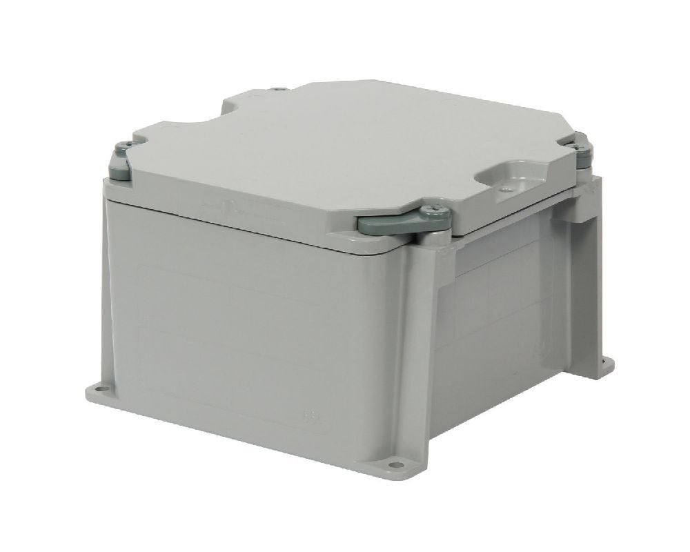 6 x 6 x 4 PVC Grey Junction Box