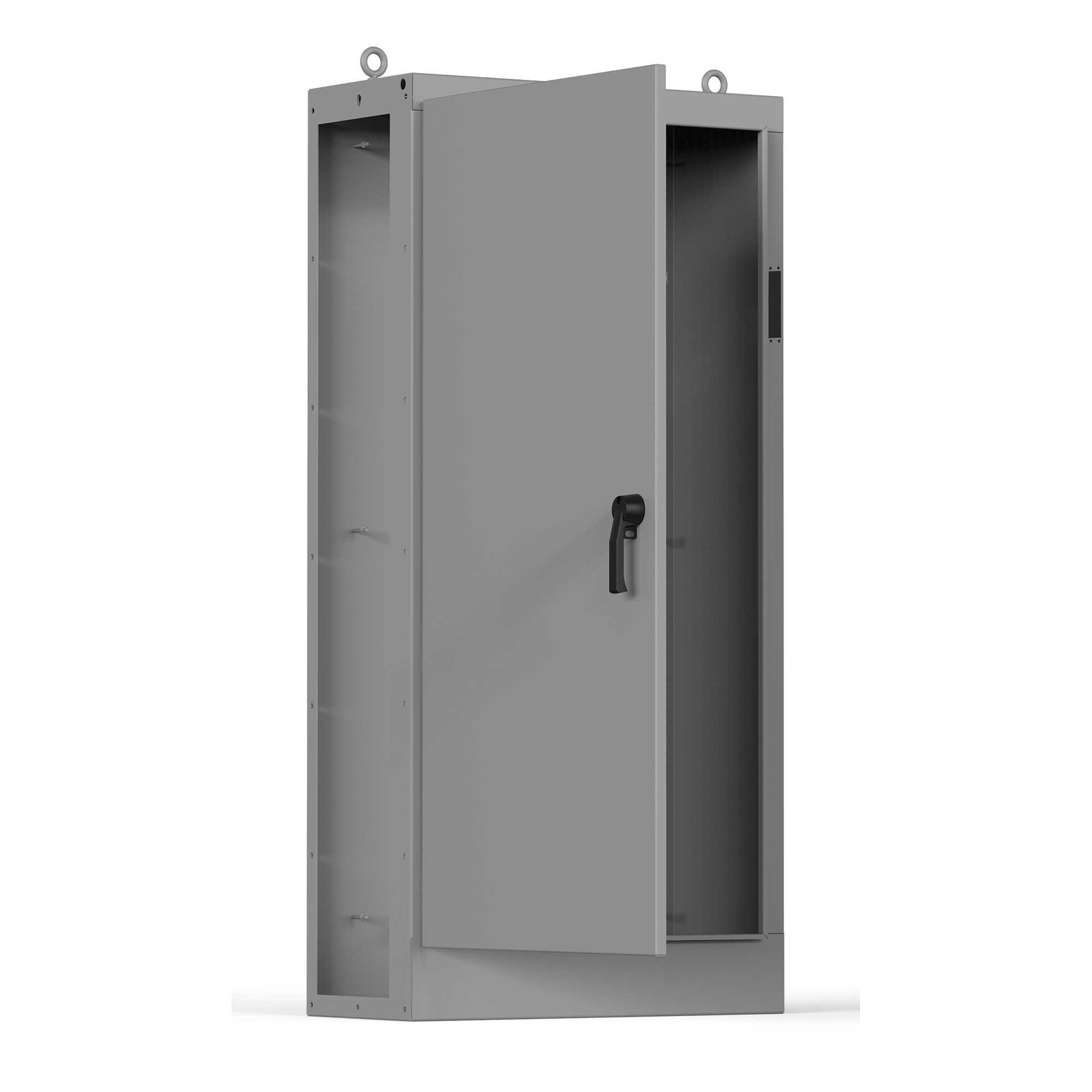 Universal Free-Stand Left Side Open, 84.13x40.24x18.11, Gray, Steel, Univ CO