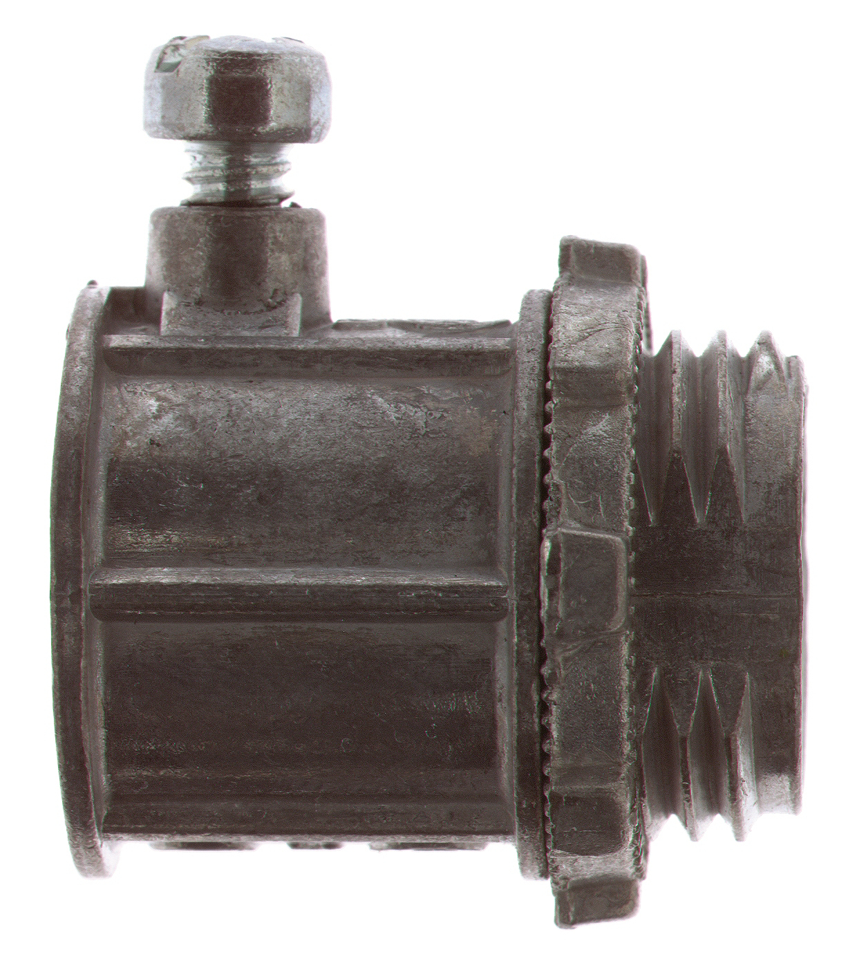 Connector, Non-Insulated Set Screw, Conduit Size 1-1/4 Inch, Length TC221 Series 1-15/16 Inch TC821 Series 2-1/32 Inch, Width 1-13/16 Inch, Die Cast Zinc