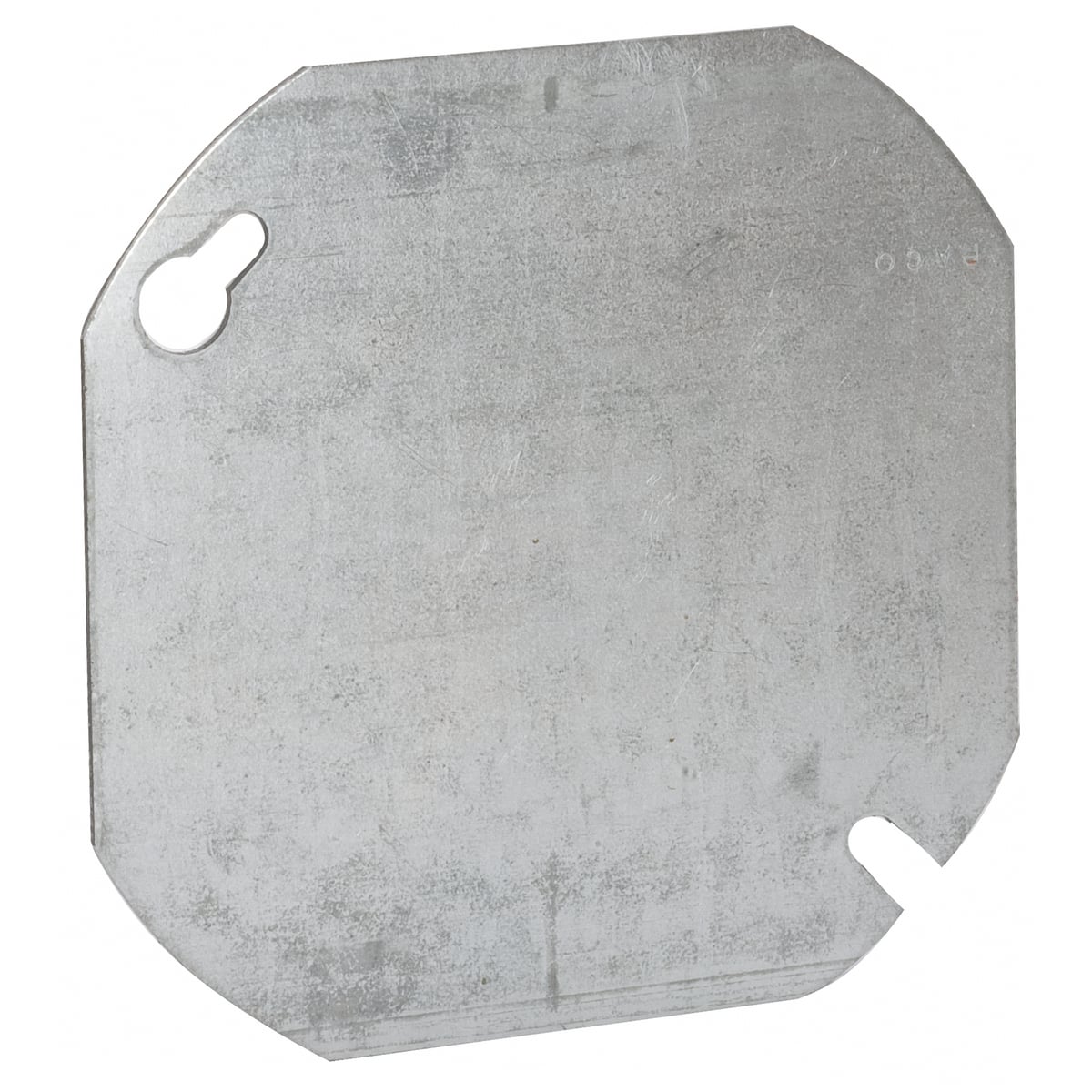 4 In. Octagon and Round Covers, Flat, Blank