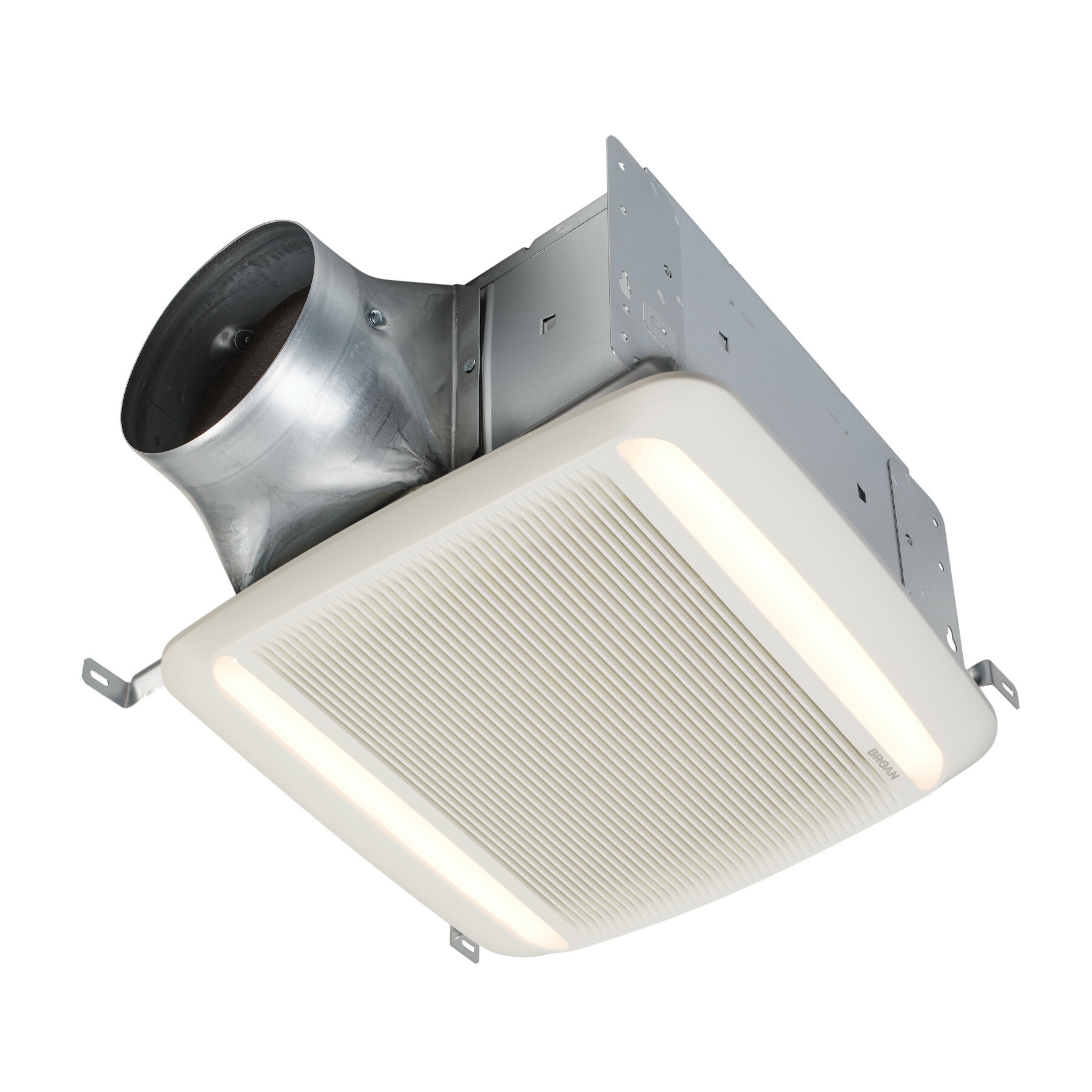 Broan QT DC Series 110-130-150 Selectable CFM Ventilation fan with LED light, <0.3-0.4-0.7 Sones, ENERGY STAR Certified