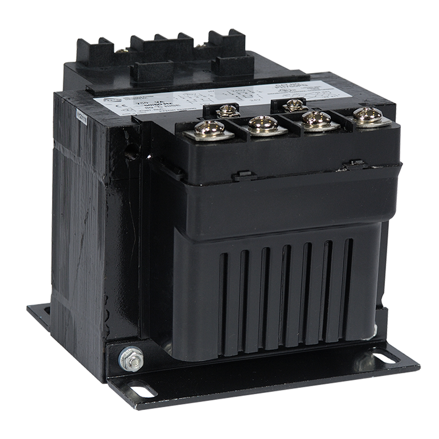 Machine Tool Rated Molded Industrial Control Transformer, 208x416 PV, 120x240 SV, 1000VA