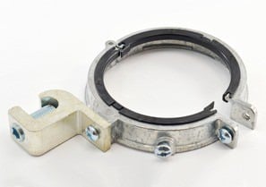 Split Bushing, Insulated, Grounding, Zinc Die Cast, Size 3-1/2 Inch, 6-250 MCM Grounding Lug
